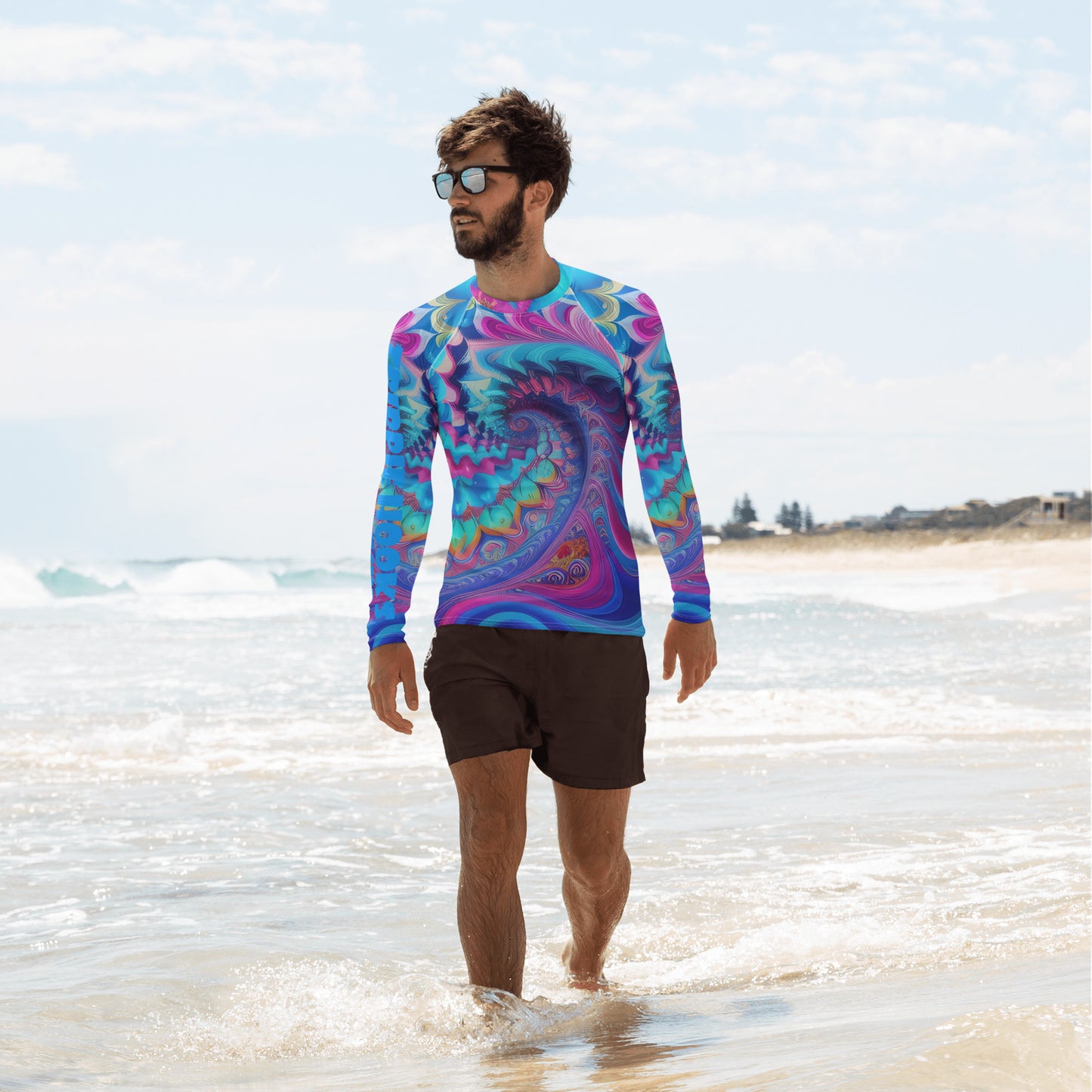 Trippie Hooks Trippie Wave Men's Rash Guard