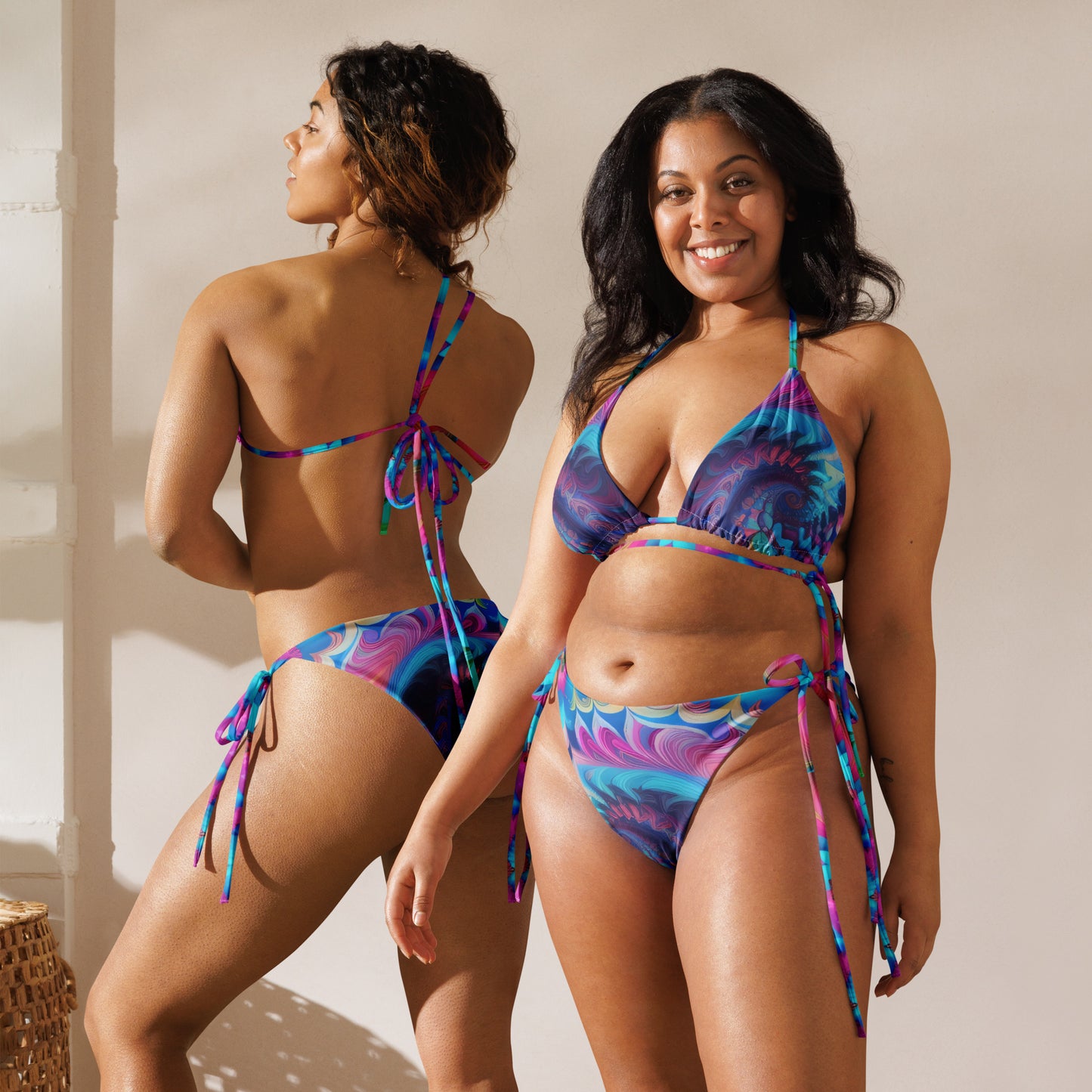 Trippoe Hooks Trippie Wave Recycled String Bikini