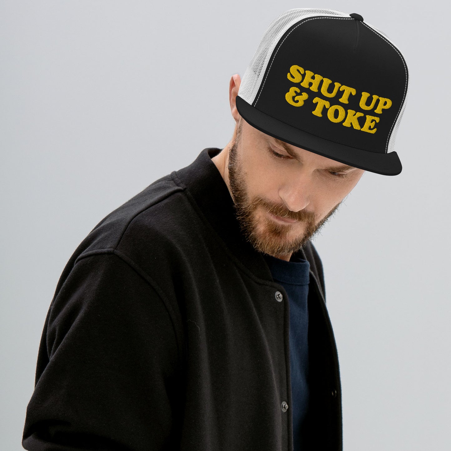 TRIPPIE HOOKS " SHUT UP & TOKE" Trucker Cap