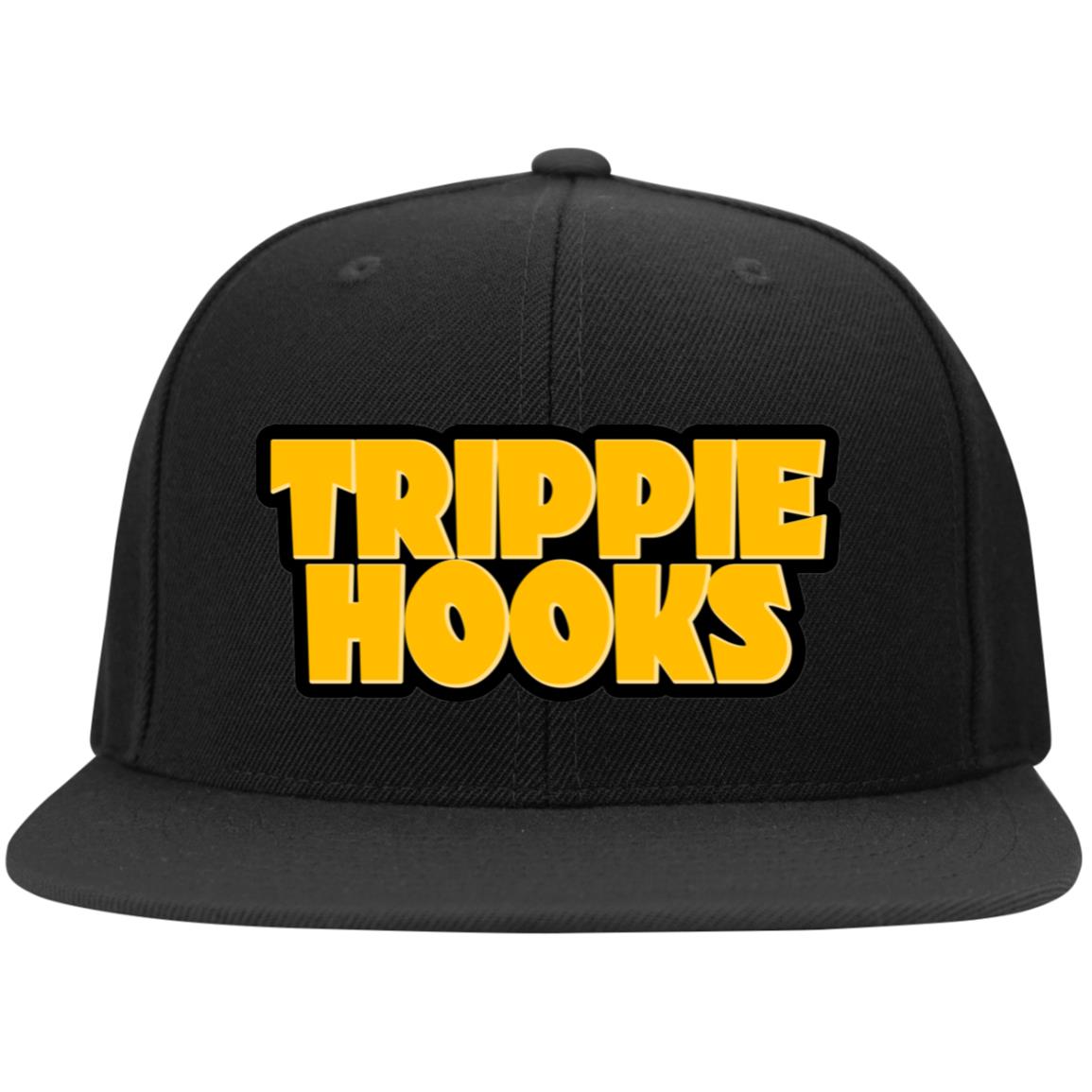 Trippie Hooks Embroidered Flat Bill High-Profile Snapback Hat