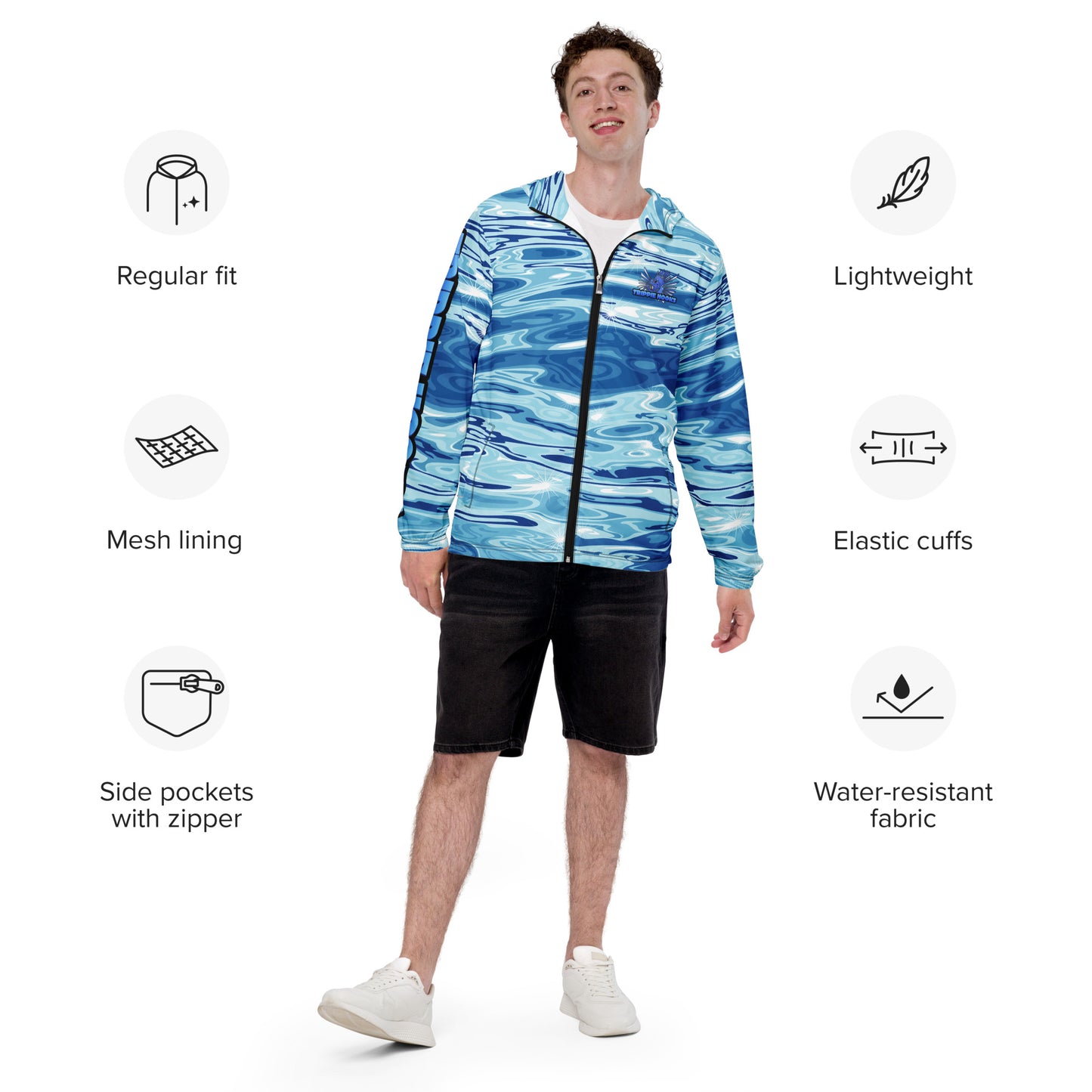 TRIPPIE HOOKS Men’s windbreaker
