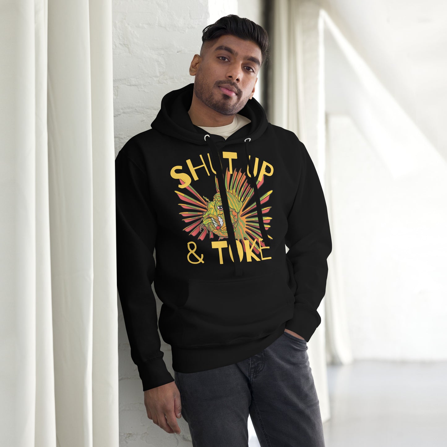 TRIPPIE HOOKS "SHUT UP & TOKE "Unisex Hoodie